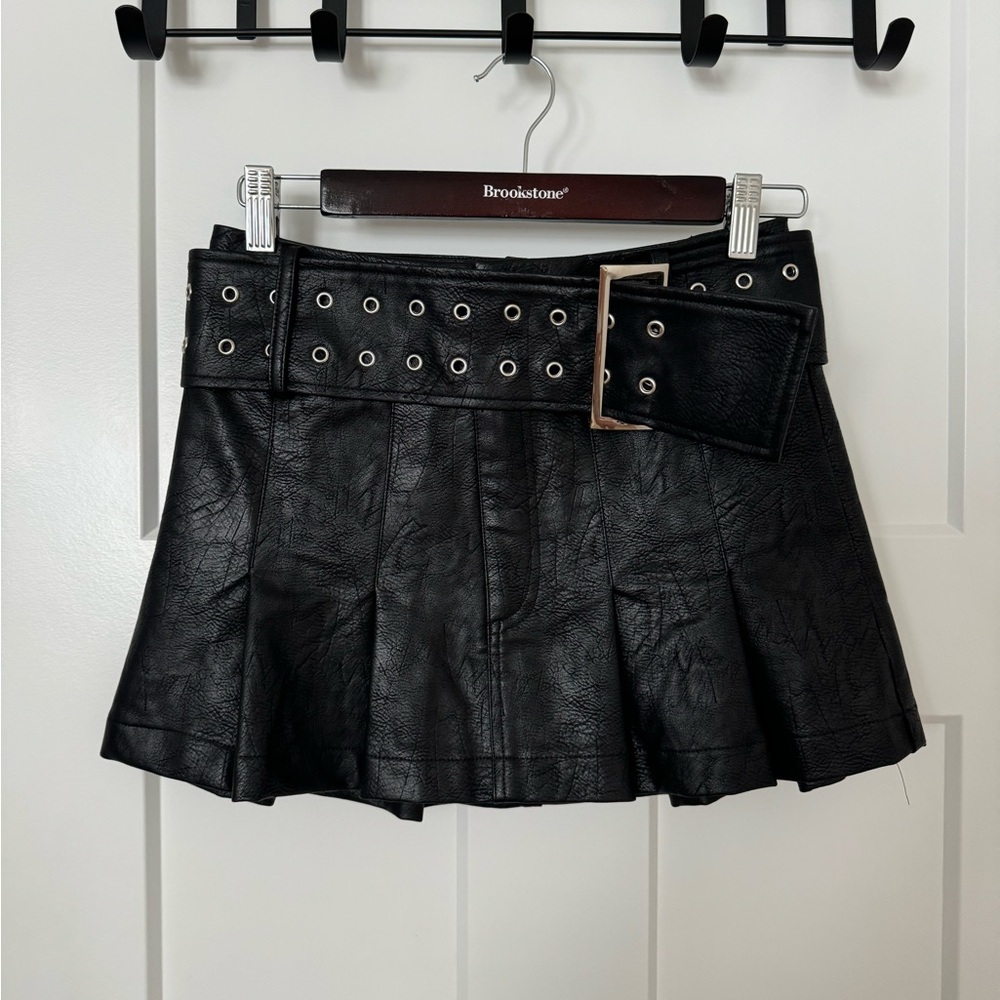 Princess polly leather skirt
